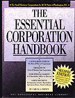 Beispielbild fr The essential corporation handbook (PSI successful business library) zum Verkauf von Wonder Book