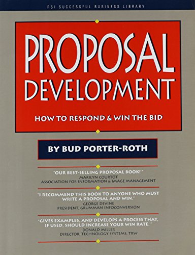 Stock image for Proposal Development for sale by ThriftBooks-Dallas