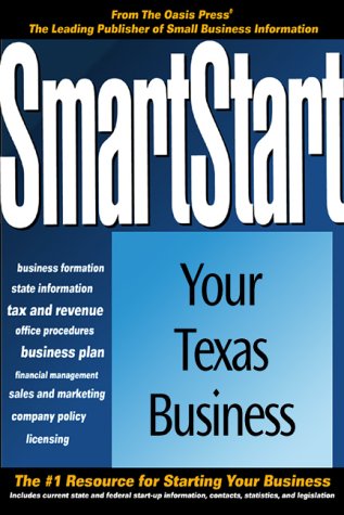 Beispielbild fr SmartStart Your Texas Business zum Verkauf von dsmbooks