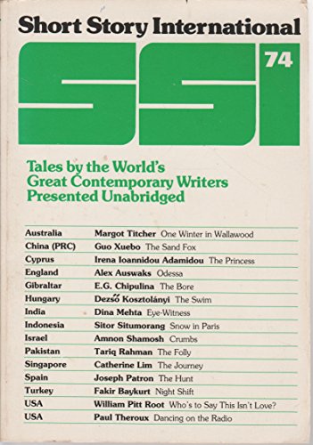 Beispielbild fr Short Story International 85: Tales by the World's Great Contemporary Writers Presented Unabridged zum Verkauf von Lighthouse Books and Gifts