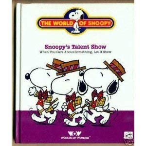 Beispielbild fr snoopy's talent show [ the world of snoopy] zum Verkauf von Wonder Book