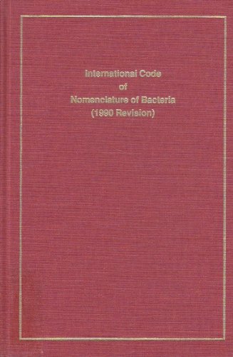 Stock image for International Code of Nomenclature of Bacteria : Bacteriological Code - 1990 Revision for sale by Better World Books