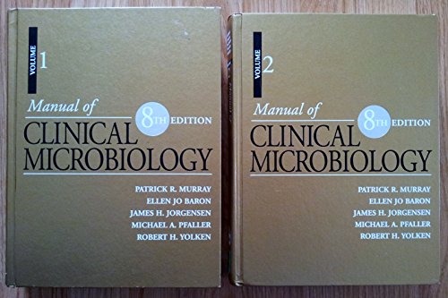 Stock image for Manual of Clinical Microbiology: 2 volumes, 8th Edition for sale by Ammareal