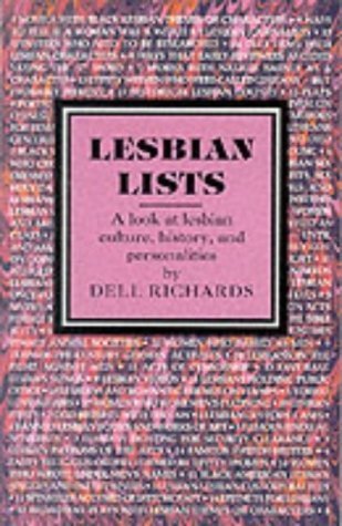 Stock image for Lesbian Lists: A Look at Lesbian Culture, History, and Personalities for sale by Saucony Book Shop