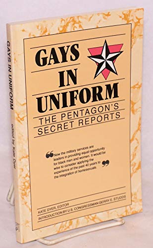 Imagen de archivo de Gays in Uniform: The Pentagon's Secret Reports a la venta por gearbooks