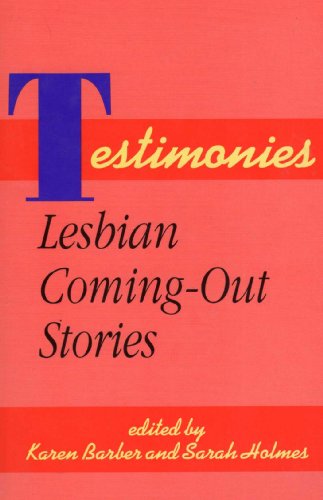 9781555832452: Testimonies: Lesbian Coming-Out Stories