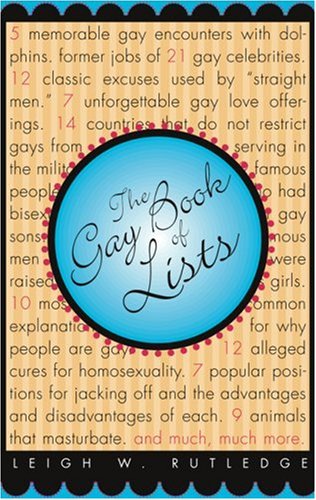 9781555837402: The Gay Book of Lists