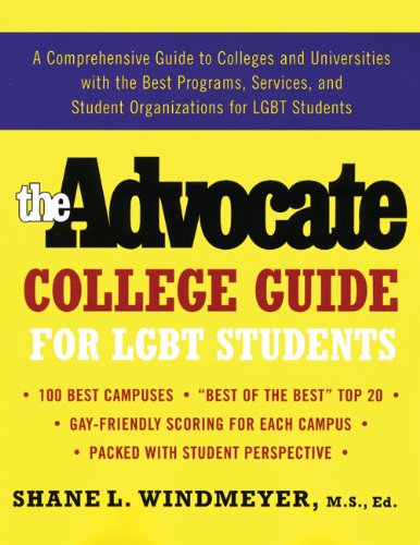 Beispielbild fr The Advocate College Guide for LGBT Students zum Verkauf von Irish Booksellers