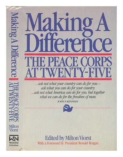 Imagen de archivo de Making a Difference : The Peace Corps at Twenty-Five a la venta por Better World Books