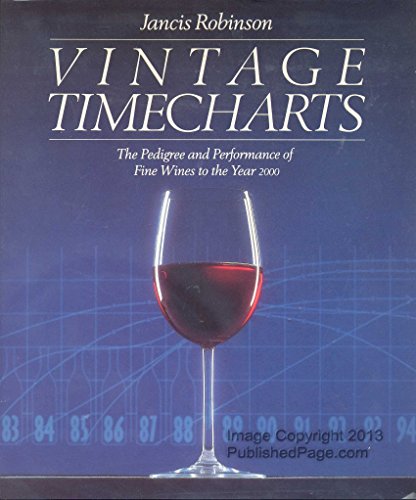 9781555844400: Vintage Timecharts: The Pedigree and Performance of Fine Wines to the Year 2000