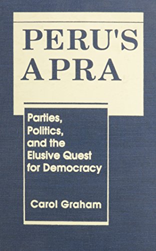 9781555873066: Peru's APRA: Parties, Politics and the Elusive Quest for Democratic Consolidation