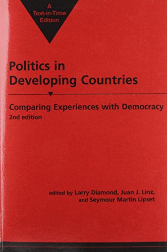 Beispielbild fr Politics in Developing Countries : Comparing Experiences with Democracy zum Verkauf von Better World Books