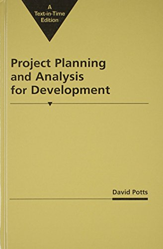 Imagen de archivo de Project Planning and Analysis for Development a la venta por PBShop.store US