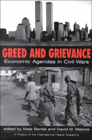 Beispielbild fr Greed and Grievance : Economic Agendas in Civil Wars zum Verkauf von Better World Books