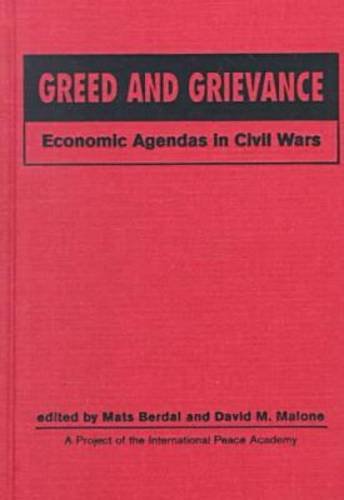 Beispielbild fr Greed and Grievance: Economic Agendas in Civil Wars zum Verkauf von Cambridge Rare Books