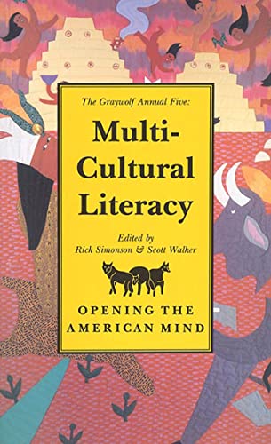 Stock image for The Graywolf Annual Five: Muli-Cultural Literacy. for sale by P.F. Mullins Books