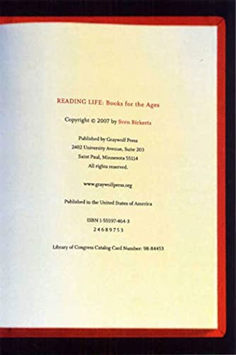 Imagen de archivo de Reading Life: Books for the Ages a la venta por Wonder Book