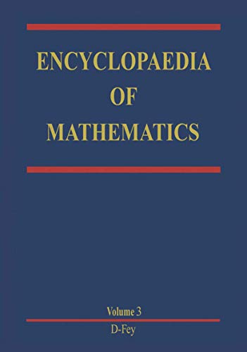 Beispielbild fr Encyclopaedia of Mathematics zum Verkauf von Better World Books