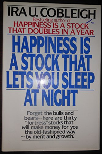Beispielbild fr Happiness Is a Stock That Lets You Sleep at Night zum Verkauf von Better World Books