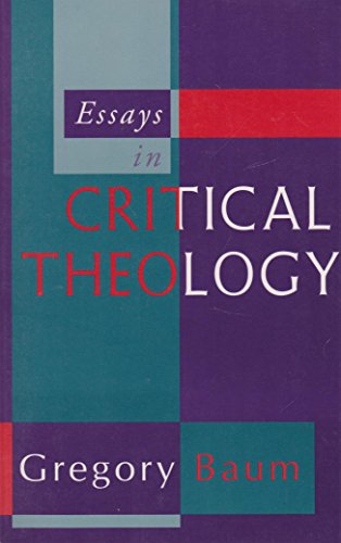 Stock image for Essays in Critical Theology for sale by Better World Books