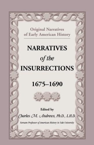 9781556135590: Narratives of the Insurrections, 1675-1690