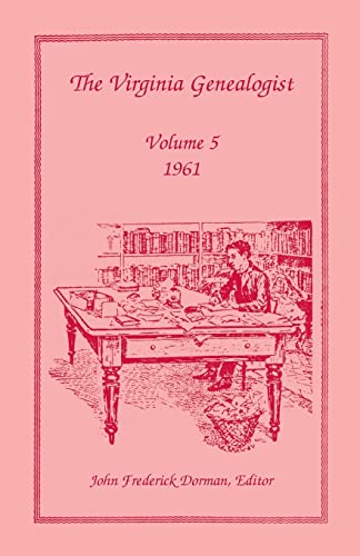 Imagen de archivo de The Virginia Genealogist, Vol. 5, 1961 a la venta por John M. Gram