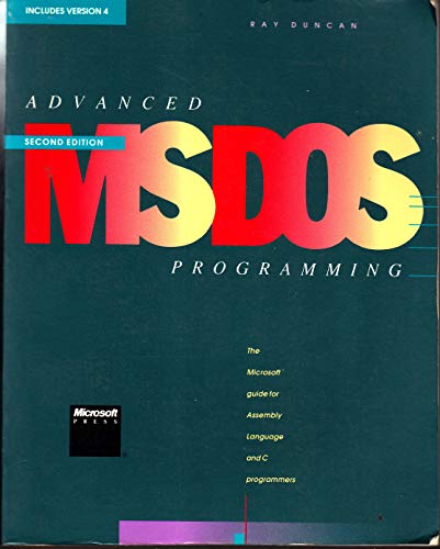 Beispielbild fr Advanced MS-DOS Programming: The Microsoft Guide for Assembly Language and C Programmers zum Verkauf von Off The Shelf