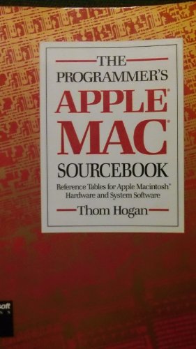 The Programmer's Apple Mac Sourcebook: Reference Tables for Apple Macintosh Hardware and System Software (9781556151682) by Hogan, Thom