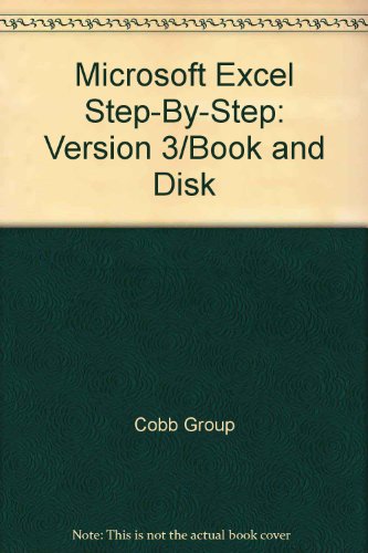 Stock image for Microsoft Excel Step-By-Step, Version 3 for sale by HPB-Red