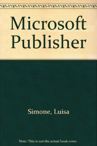 Beispielbild fr Microsoft Publisher zum Verkauf von Better World Books