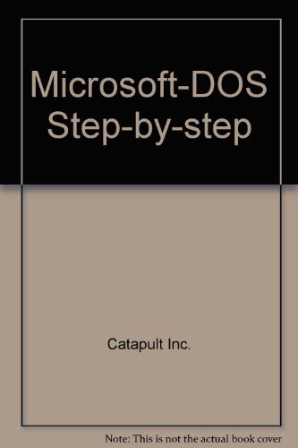 Stock image for Microsoft MS-DOS 6 Step by Step/Book and Disk: Step by Step for sale by Ergodebooks