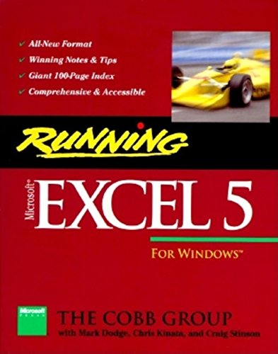Beispielbild fr Running Microsoft Excel 5 for Windows zum Verkauf von HPB-Red