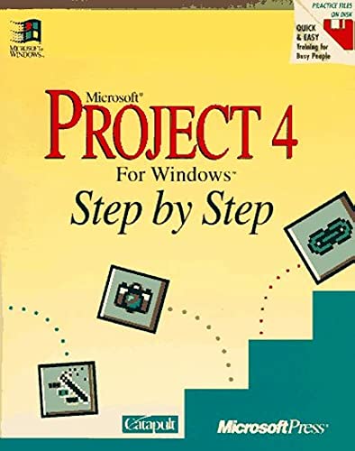 Beispielbild fr Microsoft Project 4 for Windows Step by Step zum Verkauf von Better World Books