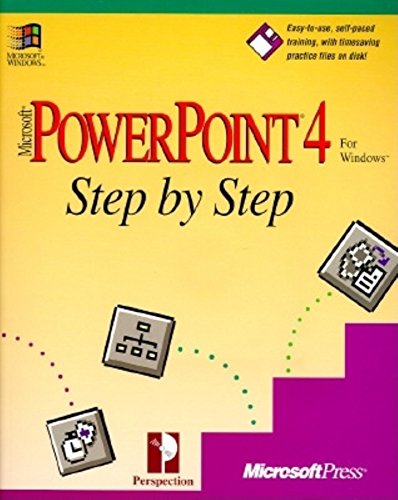 9781556156229: Microsoft Powerpoint 4 for Windows: Step by Step