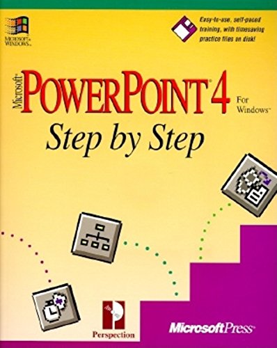 9781556156229: Microsoft PowerPoint Version 4 for Windows (Step-by-Step)