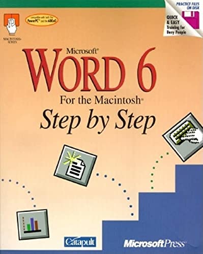 Beispielbild fr Microsoft Word 6 for the Macintosh Step by Step zum Verkauf von Better World Books