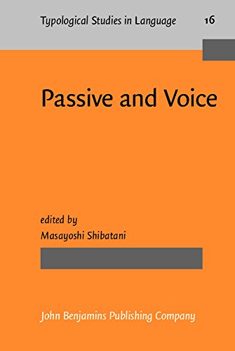 Imagen de archivo de Passive and Voice (Typological Studies in Language) a la venta por Alexander Books (ABAC/ILAB)