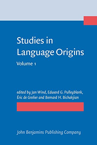 Studies in language origins, Vol. 1.