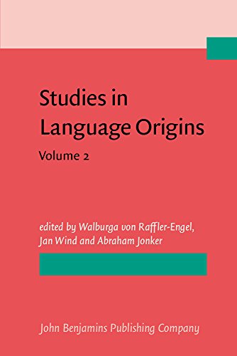 Stock image for Studies in Language Origins: Volume 2 for sale by Books From California