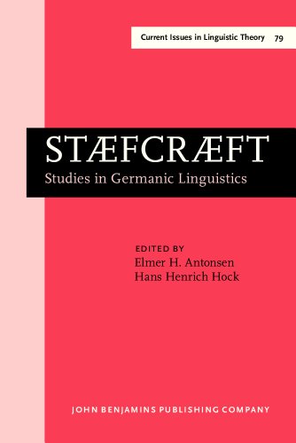 Stock image for STAEFCRAEFT: Studies in Germanic Linguistics. Selected papers from the 1st and 2nd Symposium on Germanic Linguistics, University of Chicago, 4 April . 1986 (Current Issues in Linguistic Theory) for sale by mountain