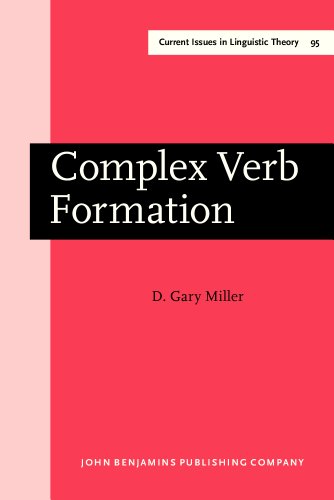 Beispielbild fr Complex Verb Formation (Current Issues in Linguistic Theory) zum Verkauf von Books From California