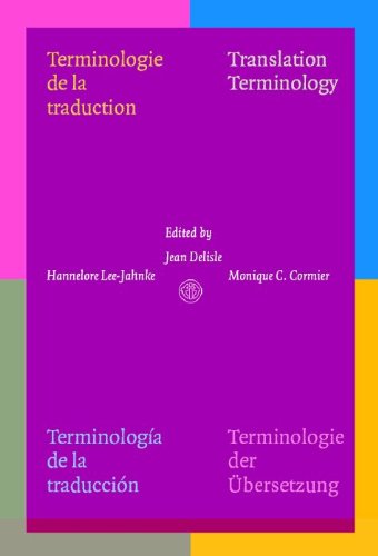 Beispielbild fr Terminologie De LA Traduction/Translation Terminology/Terminologia De LA Traduccion/Terminologie Der Uberzetzung (Fit Monograph Series, Vol 1) zum Verkauf von Books From California