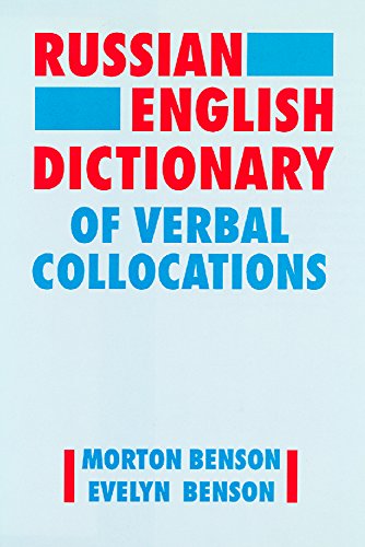 9781556194849: The Russian-English Dictionary of Verbal Collocations