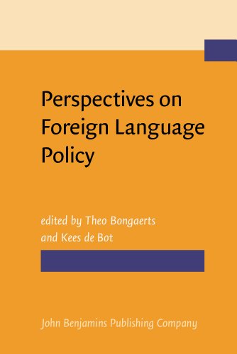 Stock image for Perspectives on Foreign Language Policy: Studies in honor of Theo van Els for sale by Books From California