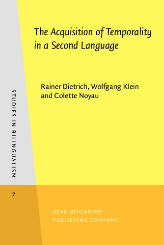 Stock image for The Acquisition of Temporality in a Second Language (Studies in Bilingualism) for sale by Solr Books