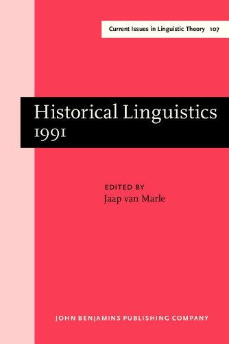 Historical Linguistics 1991: Papers from the 10th International Conference on Historical Linguist...
