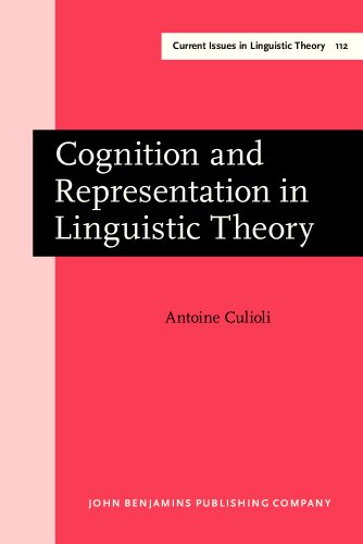 Beispielbild fr Cognition and Representation in Linguistic Theory (Current Issues in Linguistic Theory) zum Verkauf von Books From California