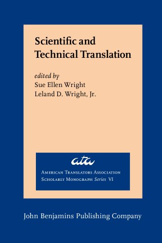 Beispielbild fr Scientific and Technical Translation (American Translators Association Scholarly Monograph Series) zum Verkauf von Mispah books