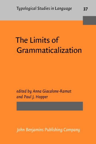 Beispielbild fr The Limits of Grammaticalization zum Verkauf von Michener & Rutledge Booksellers, Inc.