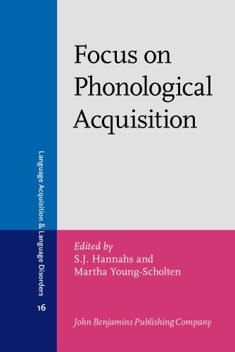 Stock image for Focus on Phonological Acquisition for sale by Moe's Books